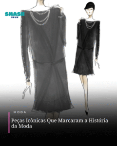 Vestido preto icônico criado por Coco Chanel